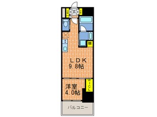 ブエナビスタ神戸三宮の物件間取画像